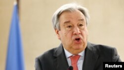 UN Secretary-General Antonio Guterres warned against "abrupt funding cuts."