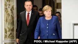 Գերմանիայի կանցլեր Անգելա Մերկել և Թուրքիայի նախագահ Ռեջեփ Էրդողան, արխիվ