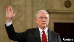 Senator Jeff Sessions na saslušanju u Senatu