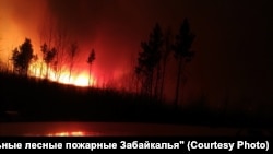 Пожар в Забайкальском крае