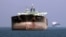 An oil tanker is seen off the port of Bandar Abbas, southern Iran, in July 2012. 