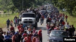 Караван мигрантов в Мексике