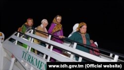 Туркменские паломники (архивное фото)