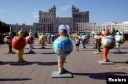Астанадағы EXPO-2017 халықаралық көрмесіне қатысушы елдерге арналған экспозиция. 29 қыркүйек 2016 жыл.