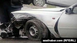 Türkmenistanda bolan ýol-ulag hadysasy (Arhiw suraty)