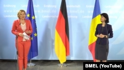 Julia Klöckner şi Violeta Alexandru la Berlin (Foto: BMEL/Youtube)