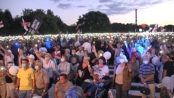 'Tired Of Being Afraid': Tens Of Thousands Rally For Opposition In Belarus