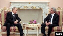Vladimir Putin və Serzh Sarkisian, 24 aprel 2015