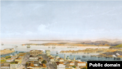 Карло Боссоли. Общий вид Севастополя, 1856 год