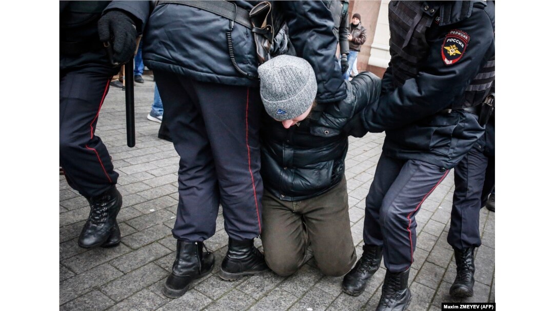 Задержания в центре Москвы, 5 ноября 2017