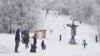 Гора Ай-Петри в новогодние праздники, 6 января 2020 года