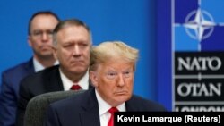 Președintele Statelor Unite, Donald Trump, și secretarul american de stat, Mike Pompeo