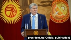 Президент Кыргызстана Алмазбек Атамбаев.