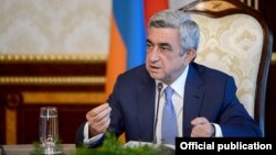 Президент Армении Серж Саргсян (архив)
