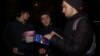 Активисты "Бессрочного протеста" провели "Конституционную лотерею"