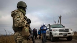 Разведение войск, сил и средств вблизи Петровского, Донецкая область, ноябрь 2019 года