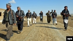 Members of the Afghan Local Police (ALP), a pro-government militia force.