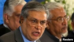 Pakistani Finance Minister Ishaq Dar (file photo)