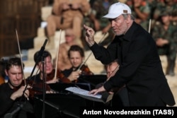 Валерий Гергиев на концерте в Пальмире
