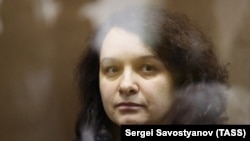 Елена Мисюрина во время судебных слушаний в 2018 году