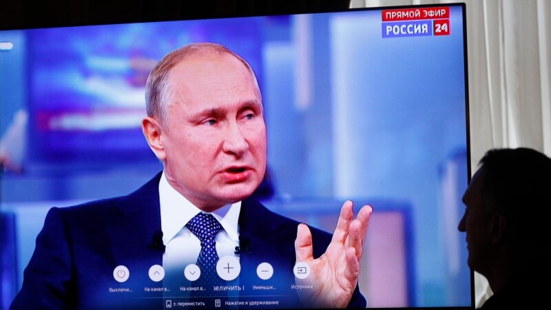 «Прямая линия» с Путиным прошла без вопросов из аннексированного Крыма