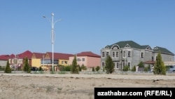 Turkmenistan. The village "Charam oba," where senior officials have built luxury villas. 27May2015