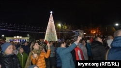 Главная городская елка в Севастополе, 21 декабря 2019 года
