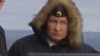 Владимир Путин на борту крейсера «Маршал Устинов»