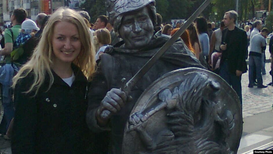 Lena Chernaya of Vinnytsya hopes to use Euro 2012 to prove to visitors that "not everything in Ukraine is as terrible and sad as everyone says."
