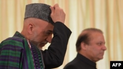  Hamid Karzai və Nawaz Sharif 