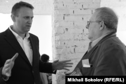 Алексей Навальный и Адам Михник