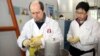 IAEA inspectors check the enrichment process inside the uranium enrichment plant Natanz, January 20, 2014