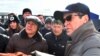 Tatarstan -- Kazan -- Rustam Minnikhanov with Ilsur Metshin, Ravil Ziganshin, Irek Faizullin and Taliya Minullina inspects House under Construction -- 5Feb2019