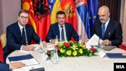 Средба Заев - Вучиќ - Рама во Охрид