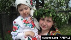 Вёска Пагост, абрад Юр'я. Злата стамілася, а Ксенія - не