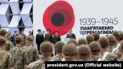 Preşedintele ucrainean Petro Poroşenko la evenimentele dedicate comemorării victimelor celui de-al Doilea Război Mondial