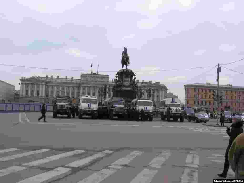 Protest u Petersburgu