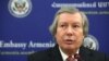Armenia -- OSCE Minsk Group Co-Chair James Warlick gave a press conference at the U.S. Embassy in Armenia, 26 October, 2015