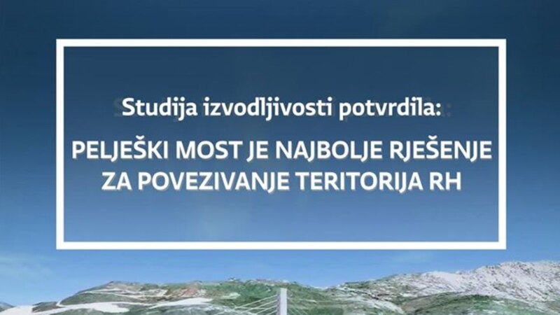 Plenković: Pelješki most se gradi na hrvatskoj teritoriji 