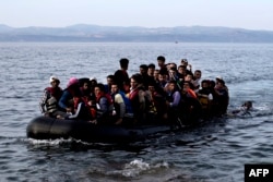 Bosgunlar, Lesbos adasy, 9-njy sentýabr, 2015.