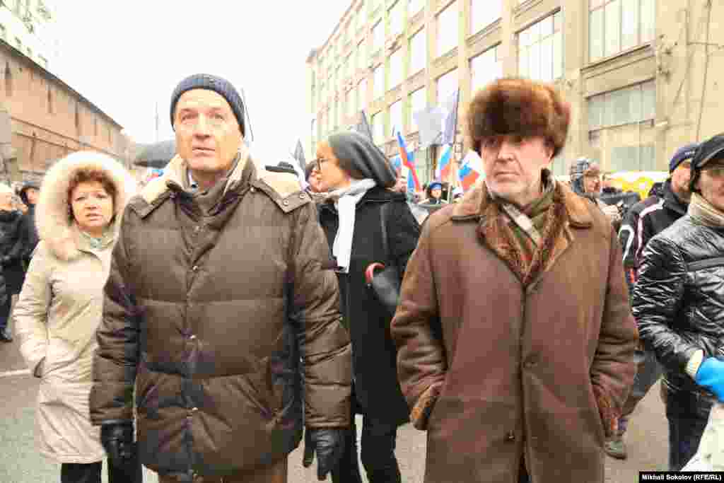 Оппозиционные депутаты Госдумы России Сергей Петров и Валерий Зубов