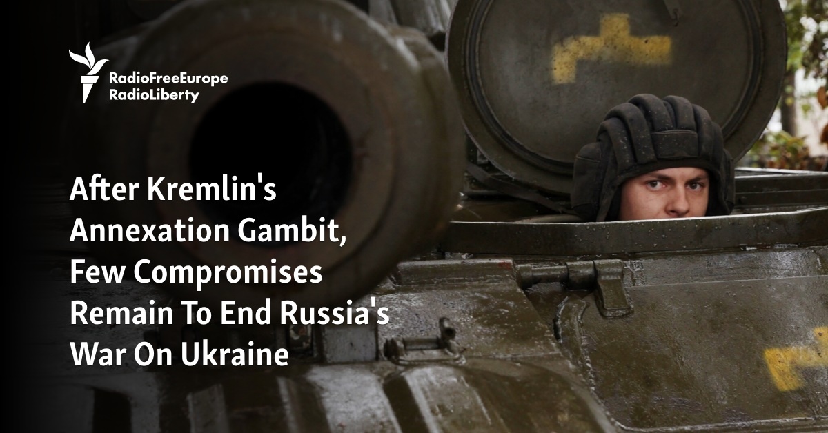 After Kremlin's Annexation Gambit, Few Compromises Remain To End Russia's War On Ukraine - Vimarsana News