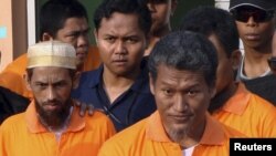 Pjesëtarë të grupit Jemaah Islamiah, i cili është përgjegjës për sulmin e vitit 2002 në Bali të Indonezisë.