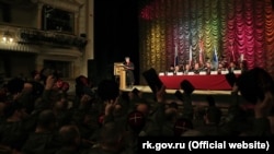 Голосование за избрание Антона Сироткина атаманом «Черноморского казачьего войска» в Симферополе, 18 января 2020 года