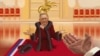 Карыкатура на Ігара Дадона з намёкам на цара Дадона з «Казкі пра залатога пеўніка» Пушкіна