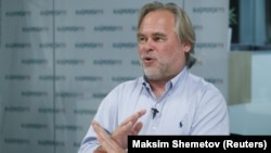 Yevgeny Kaspersky, CEO of Russia's Kaspersky Lab, speaking in an interview with Reuters in Moscow in October