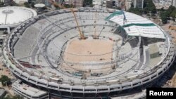 Braziliyaning Rio de Janeyro shahridagi Marakana stadionida qurilish ishlari olib borilmoqda. 2014 yilgi Jahon chempionatining final o'yini aynan shu stadionda o'tishi rejalashtirilgan.