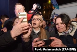 Юлия Тимошенко на встрече с избирателями