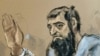 Sayfullo Saipov as seen in a courtroom sketch.