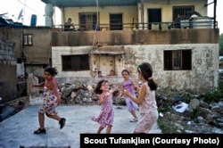 A refugee camp in Bourj Hammoud, a predominately Armenian district in east Beirut